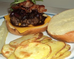 Double Bacon-Jam Cheeseburger